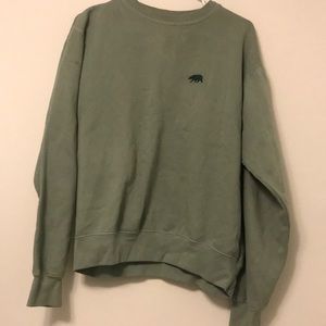 Brandy Melville light green crewneck, size small